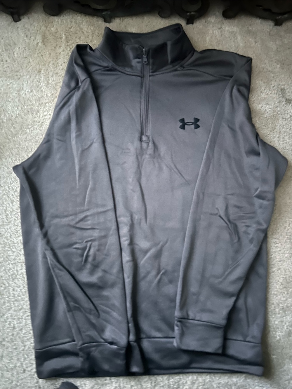 Under Armour Dark Gray Half-Zip Performance Pullover